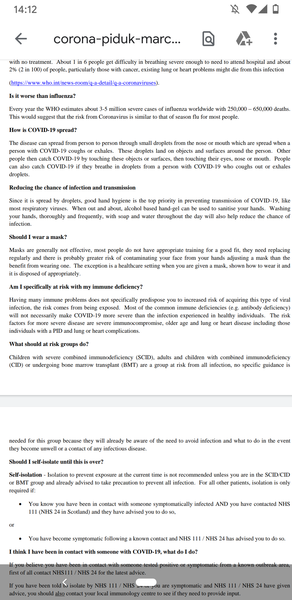 Worries about the Coronavirus 29