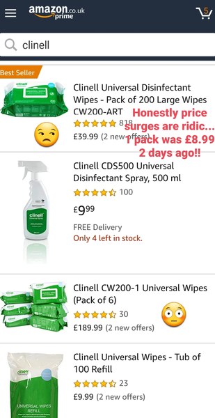 Selfish panic buying?