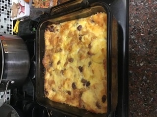 To ask you to show me your baking/food?