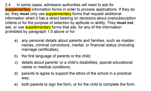 Why do sixth form not have to use a Common Application Form?