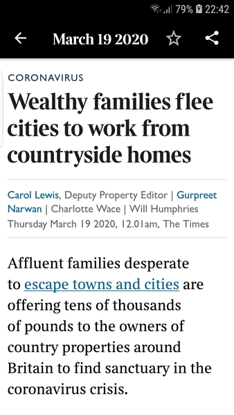 To say please don't go to your second home