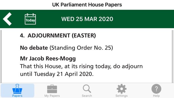 Westminstenders: All bets are off