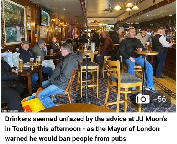 Keep away from the pub!!!