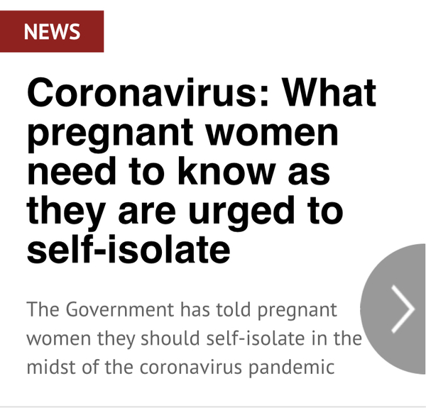 The virus - pregnant women-
