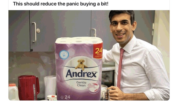 This panic buying is ridiculous, had to go to 6 diff shops just to get loo roll