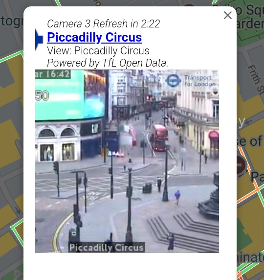 Deserted London in real(ish) time