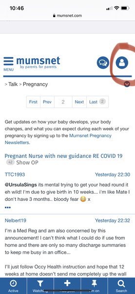Pregnant Nurse with new guidance RE COVID 19