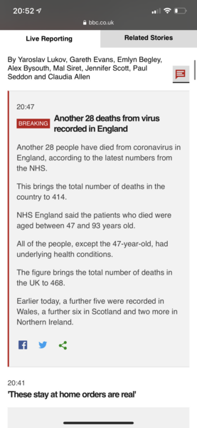 Delay in today's numbers