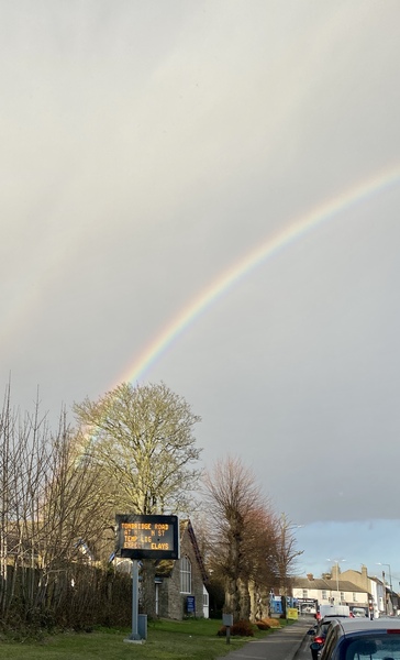 Please don't put a rainbow in your window!