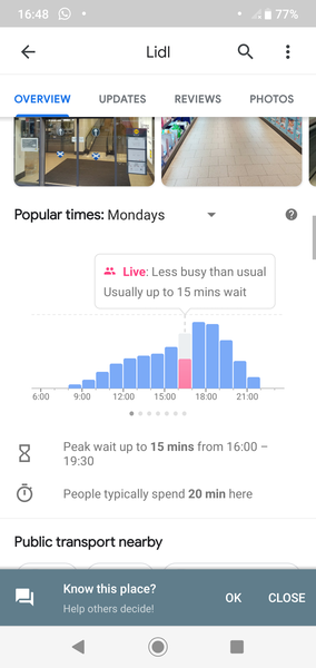 The best time to shop?