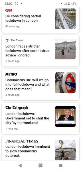 Lockdown people get lost.