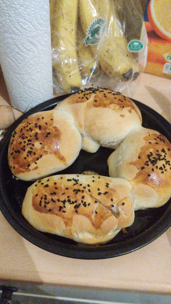 To ask you to show me your baking/food?