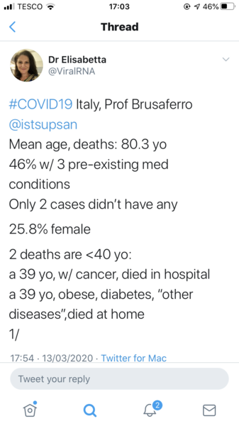 People don’t realize young and health will also die