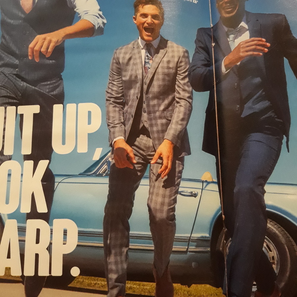 Spot the Bear Trousers. Or "check" them out! Letherbridge's finest.