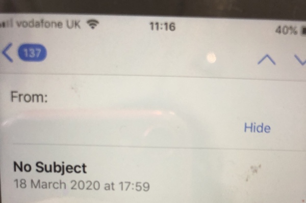Is it possible to hide the info of an email address?!