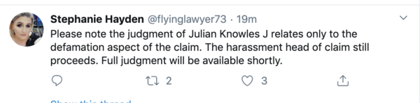 In court tomorrow