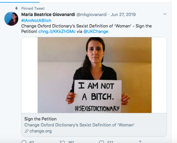 ‘ Oxford Dictionary of English is altering its definition of "Woman"