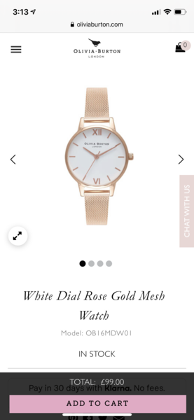 Rose Gold Watch