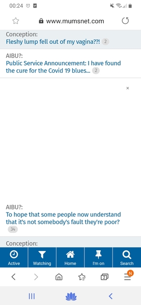 Blank area half way down the page