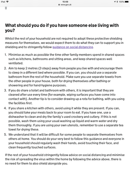 Anyone else received the text to self-isolate for 12 weeks? ***title edited at OP's request***