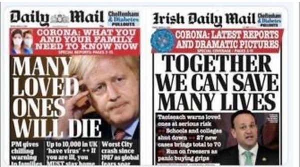 Coronavirus in Ireland/N Ireland