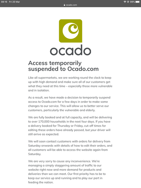 How long will the food madness go on for?