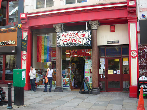 News From Nowhere radical bookshop.