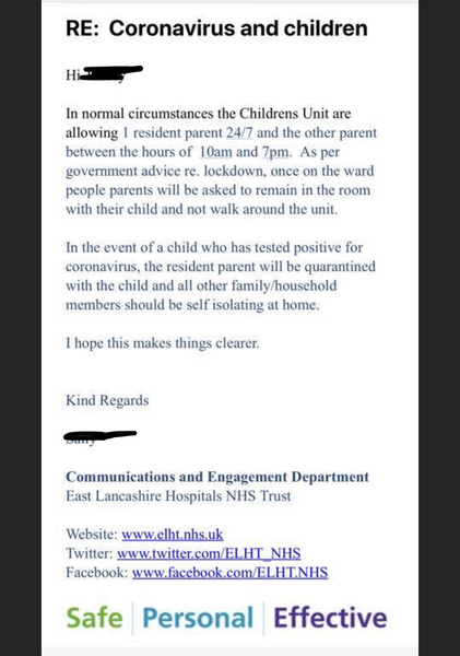 Children unaccompanied in ambulances?