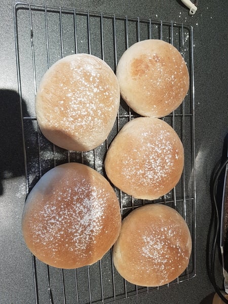 To ask you to show me your baking/food?