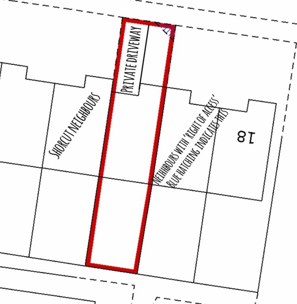 Would you find this rude? (Open plan driveway)