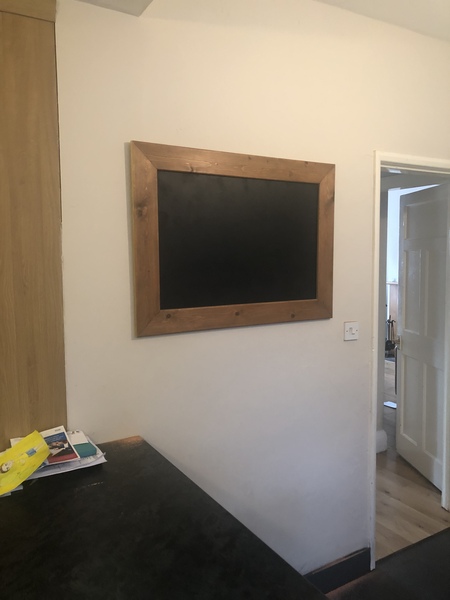 Turning a mirror into a blackboard - help!