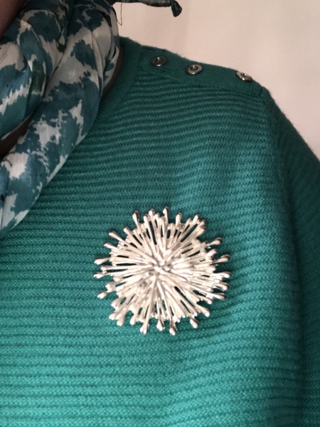 I bought myself a lovely new brooch - but ......