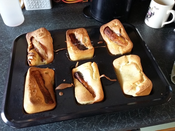 To ask you to show me your baking/food?