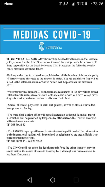 Going to Spain tomorrow