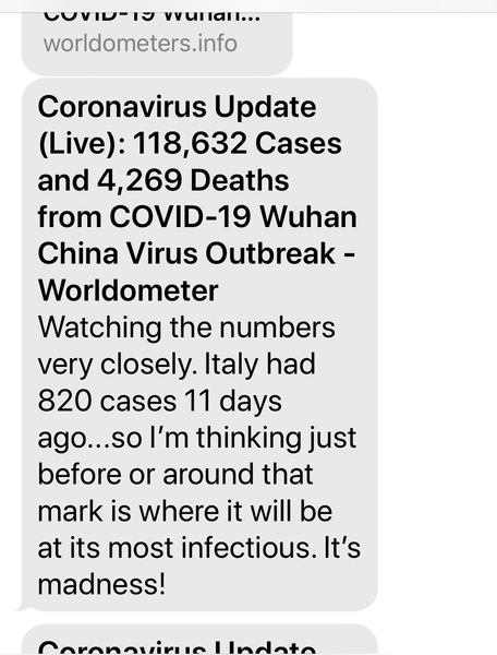 Prepping for a pandemic...12