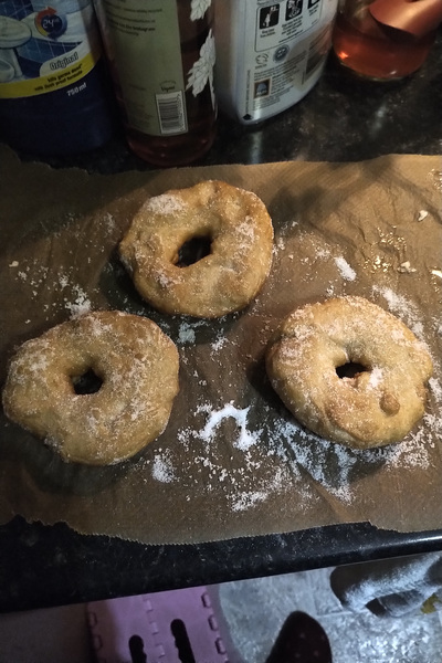 To ask you to show me your baking/food?