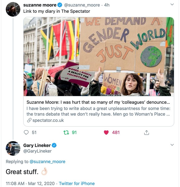 Gary Lineker hits the back of the net