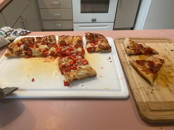 To ask you to show me your baking/food?