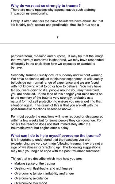 I am coping with things very badly