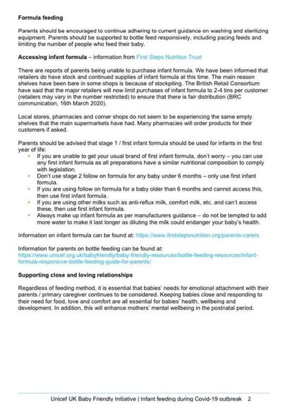 Baby formula - moral predicament