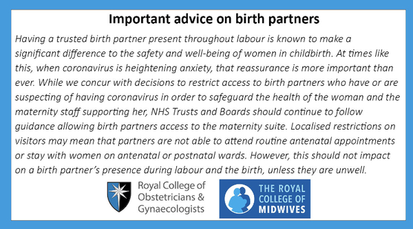 Anxious about no birthing partner