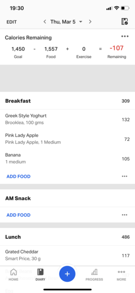 Only lost 7lb in two months. I mean really!