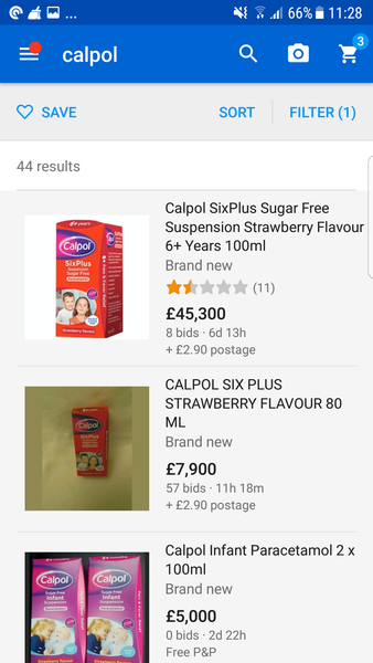 AIBU to ask if you have two minutes, then please report the private sales of Calpol/medicines on eBay