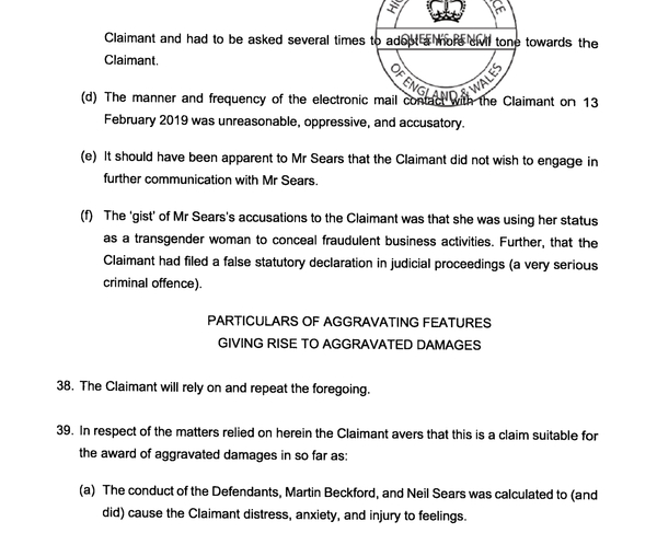 In court tomorrow