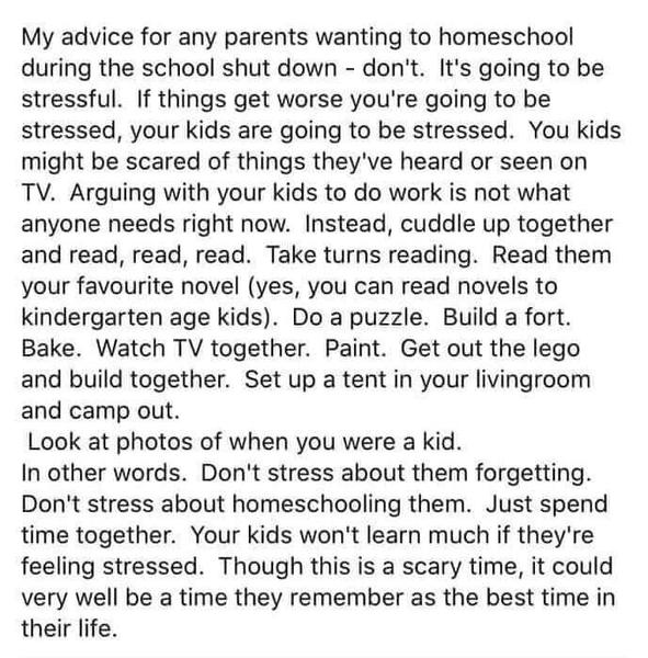 Is anyone else going to find it next to impossible to home school their children?