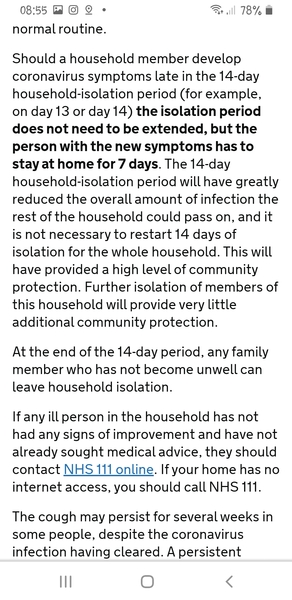 Continue isolation?