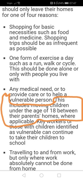 Wait a second ... how do we do custody exchanges?!