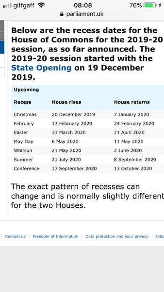 Westminstenders: All bets are off