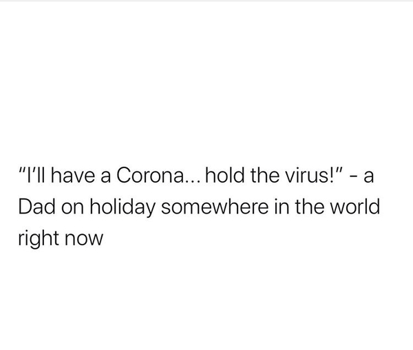 To start a lighthearted thread for coronavirus themed puns