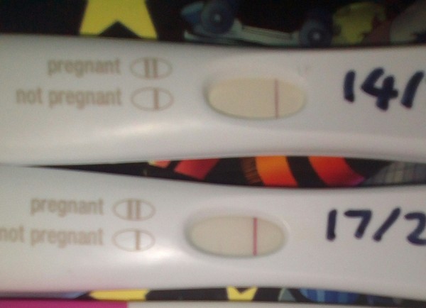 Anyone experience false faint positives with these tests? Also could my spotting no period have been caused by stress?